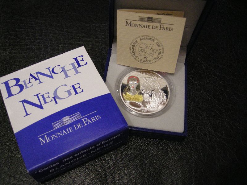 1½ Euro Frankrijk 2002 Proof Sneeuwwitje (afbeelding voor) 1½ Euro Frankrijk 2002 Proof Sneeuwwitje